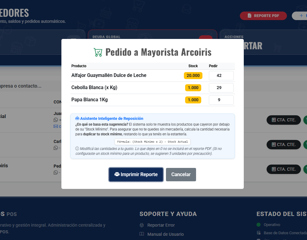 Proveedores