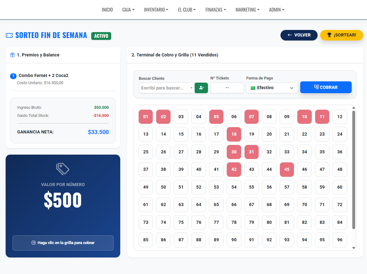 Sorteos y Fidelización